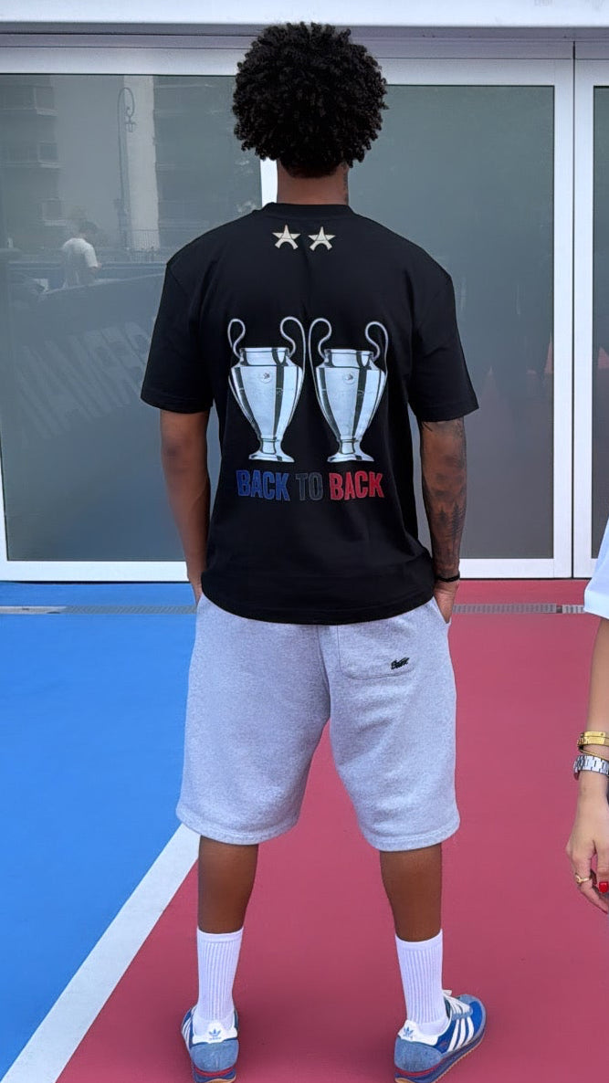 TEE-SHIRT - BEASTRA BACK TO BACK BLACK