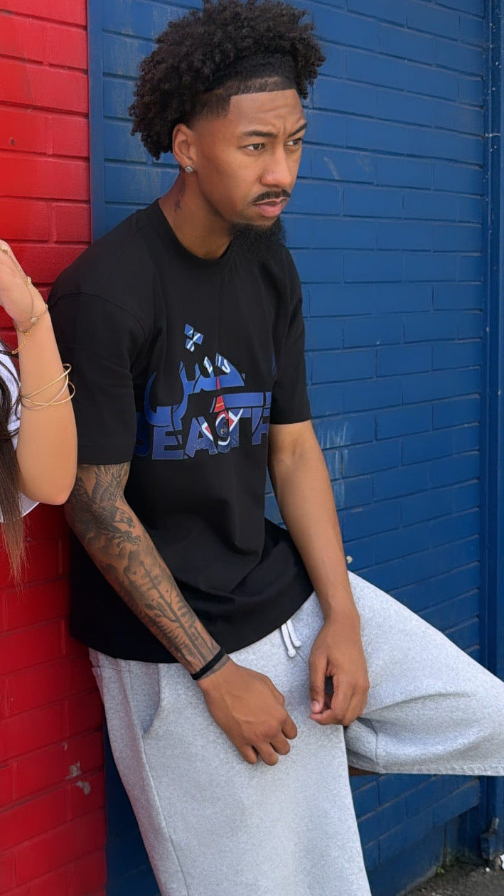 TEE-SHIRT - BEASTRA BACK TO BACK BLACK