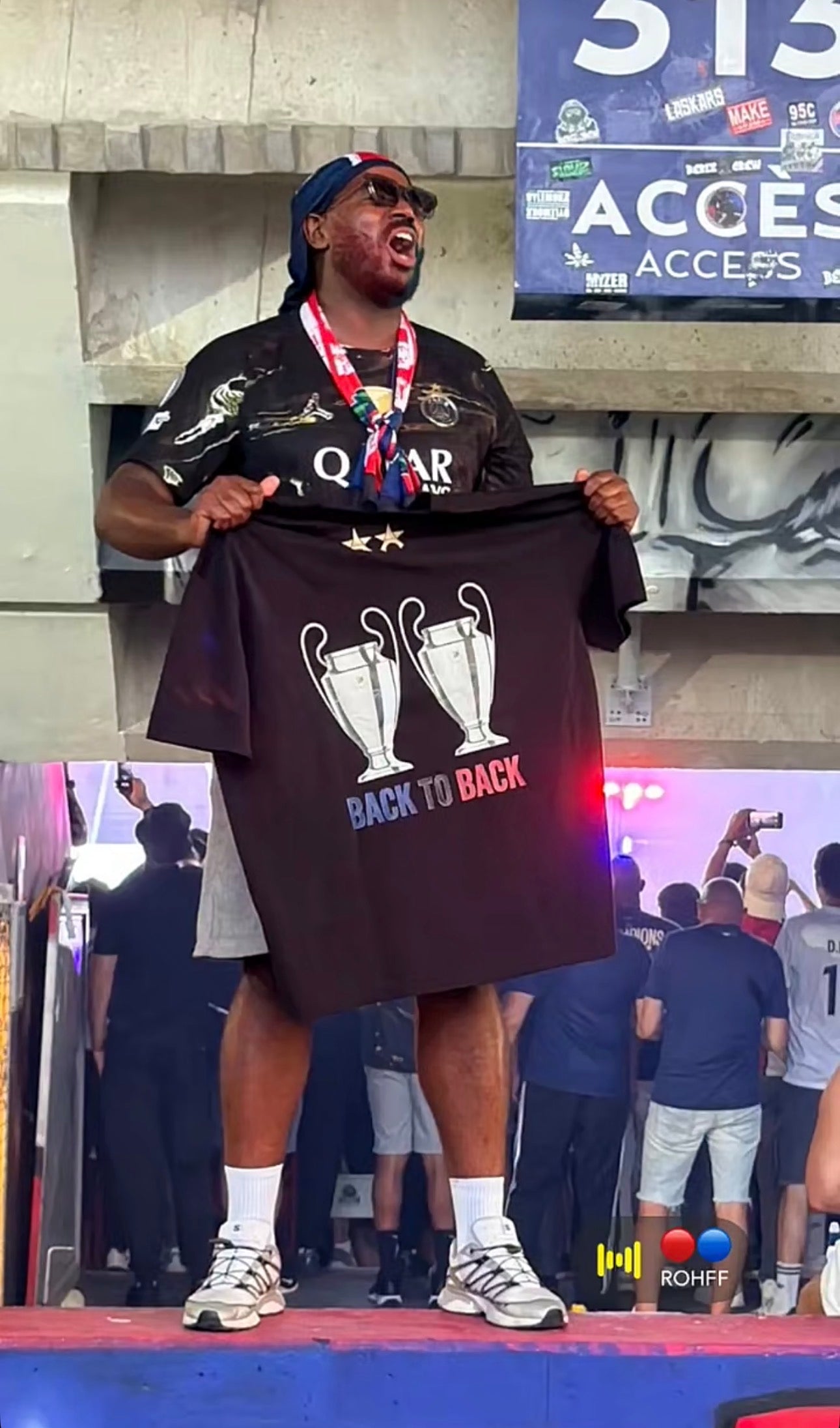TEE-SHIRT - BEASTRA BACK TO BACK BLACK