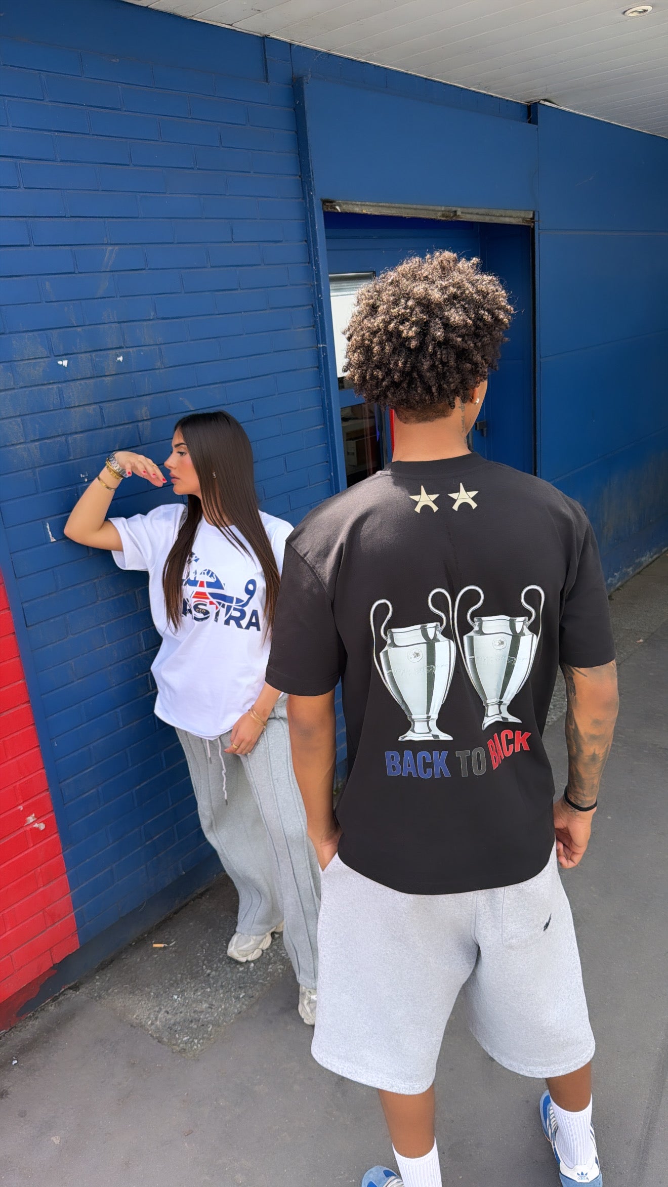 TEE-SHIRT - BEASTRA BACK TO BACK BLACK