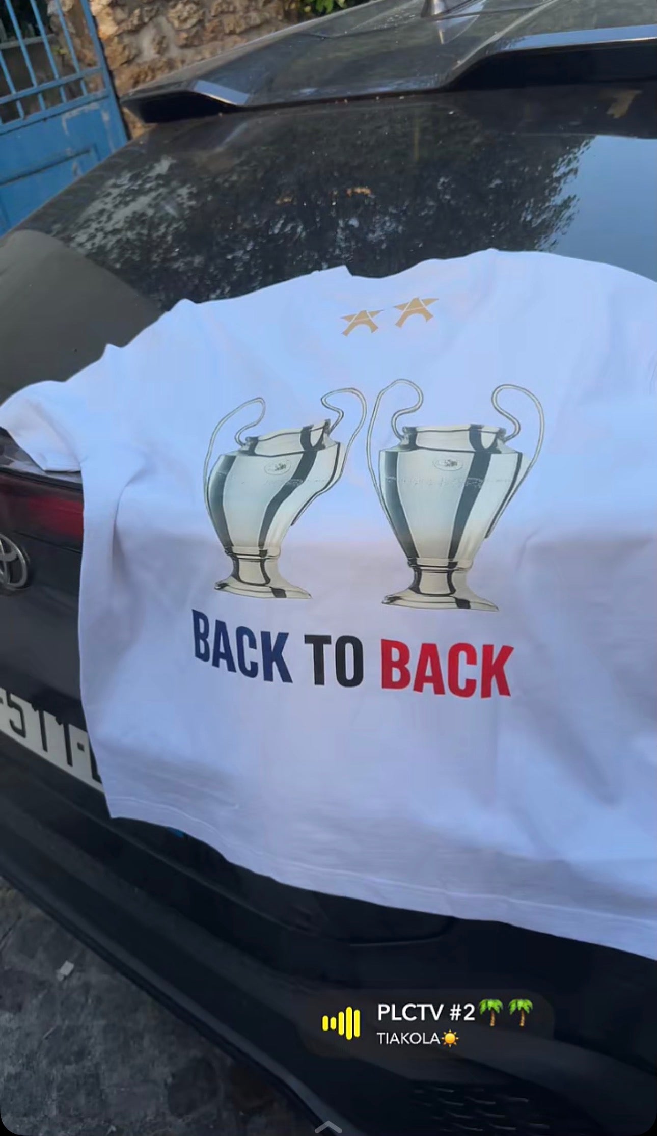 TEE-SHIRT - BEASTRA BACK TO BACK - BLANC