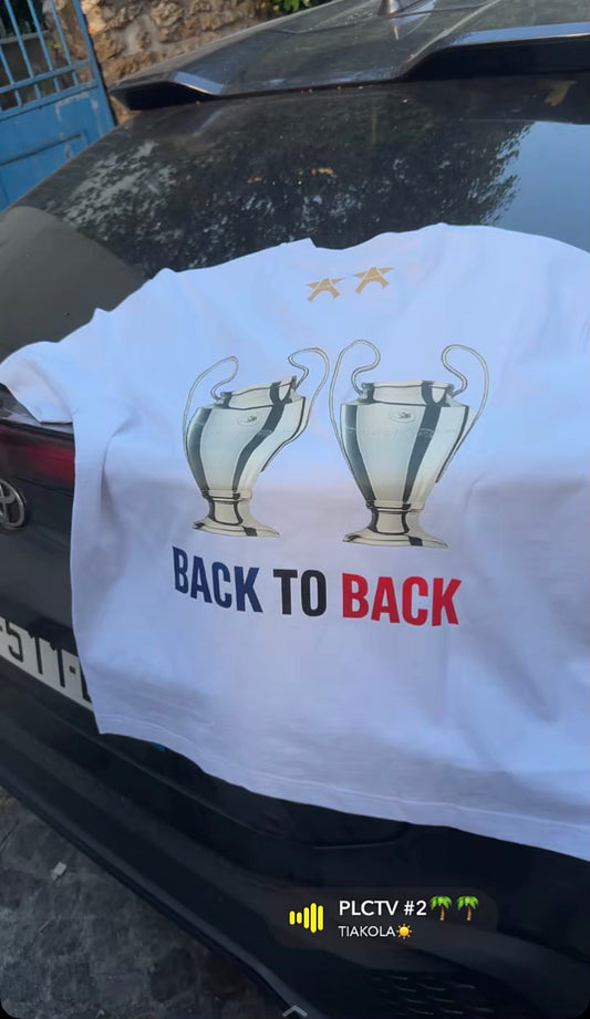 TEE-SHIRT - BEASTRA BACK TO BACK - BLANC