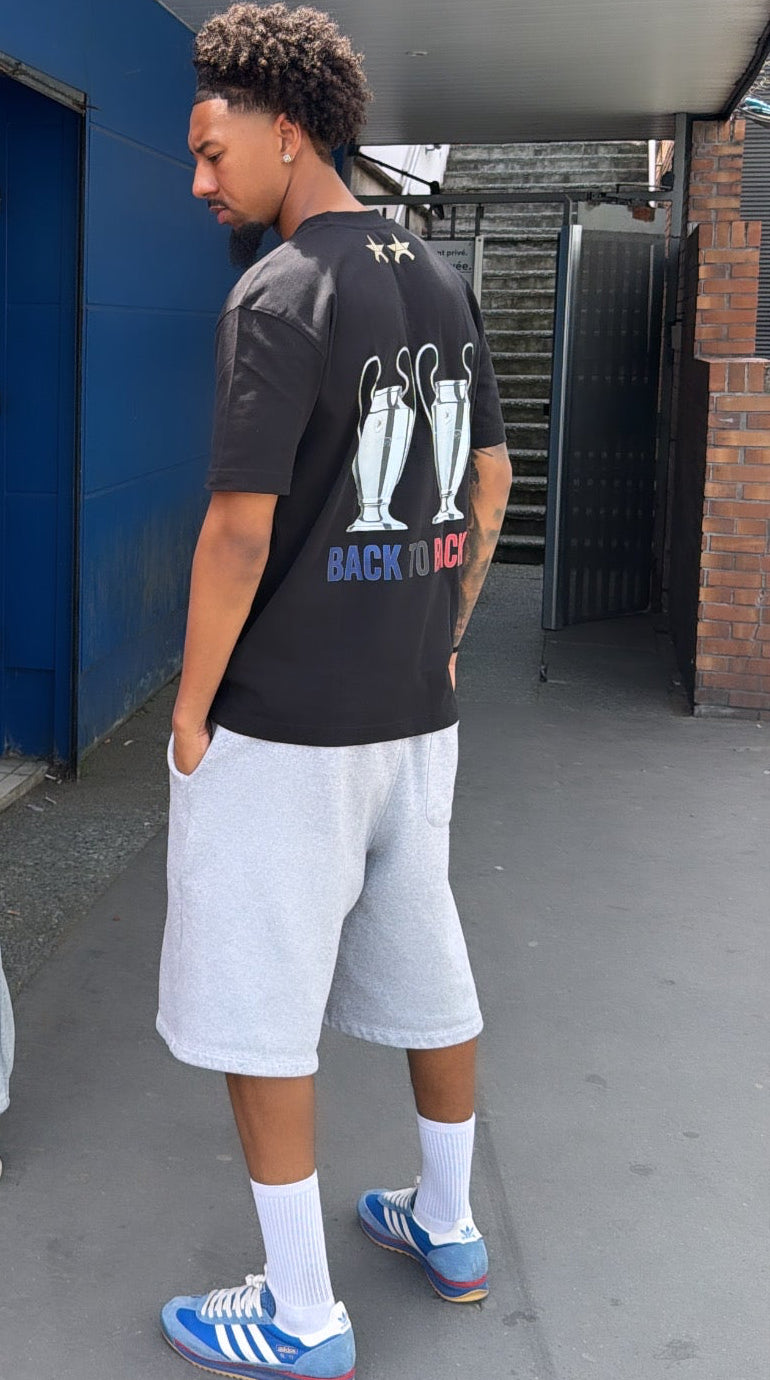 TEE-SHIRT - BEASTRA BACK TO BACK BLACK
