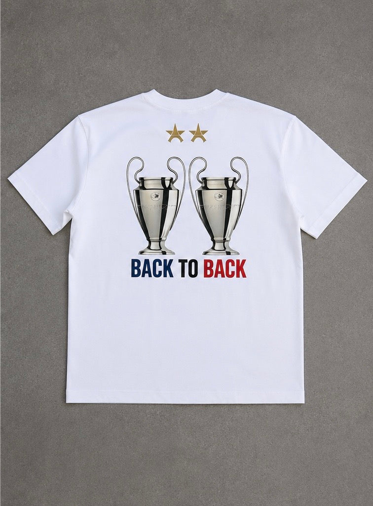 TEE-SHIRT - BEASTRA BACK TO BACK - BLANC