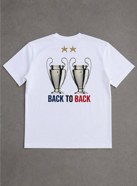 TEE-SHIRT - BEASTRA BACK TO BACK - BLANC
